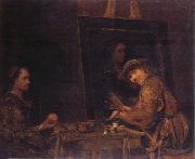 Rembrandt, Self-Portrait Laughing